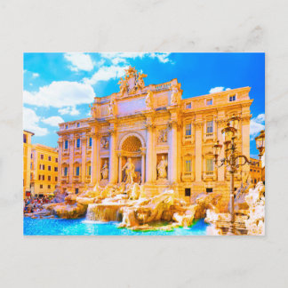Carte Postale Rome, Italie - Fontaine de Trevi