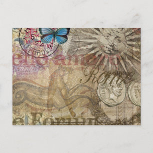 Carte Postale Rome Italy Travel Vacation