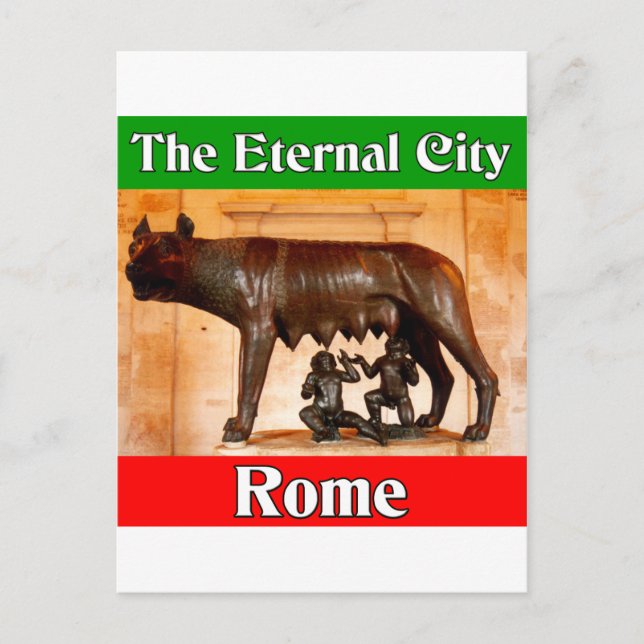 Carte Postale Rome La Ville Éternelle (Devant)
