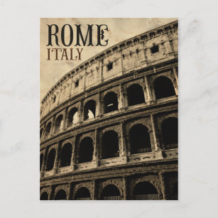 Carte Postale rome vintage italie