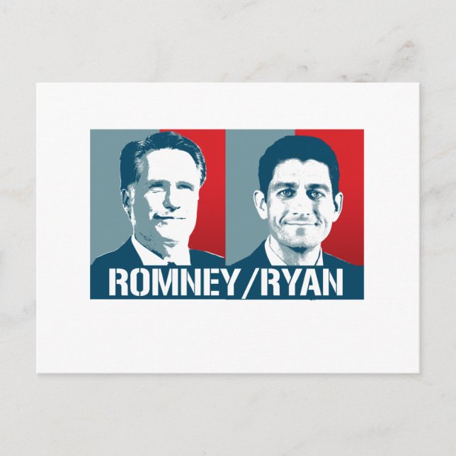 CARTE POSTALE ROMNEY RYAN ART (Devant)