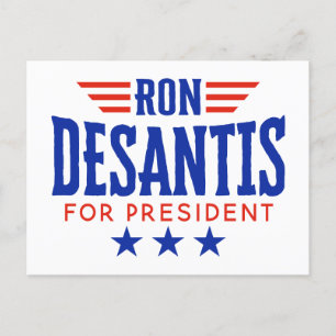 Carte Postale Ron DeSantis pour le président - Campagne