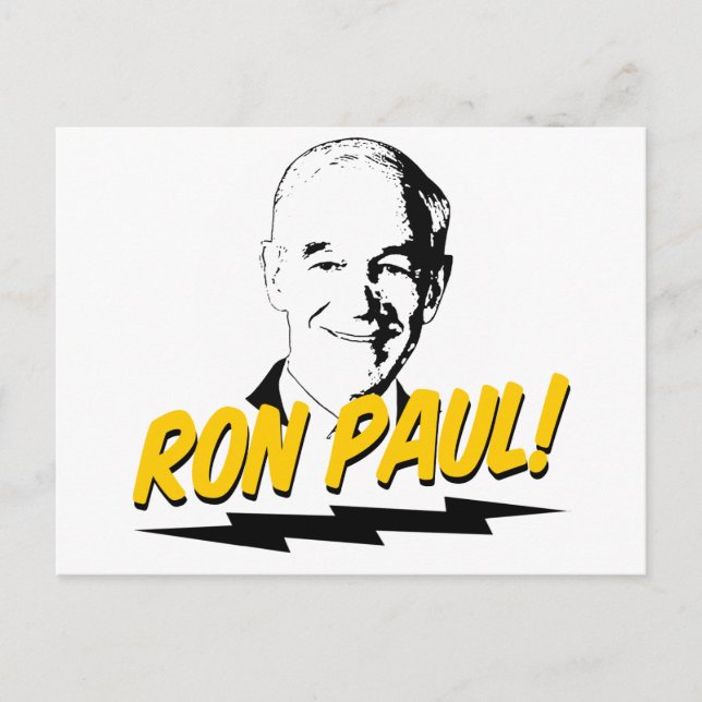 Carte Postale Ron Paul! (Devant)