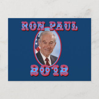 Carte Postale Ron Paul 2012 pour Président USA