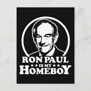 Carte Postale Ron Paul est mon Homeboy