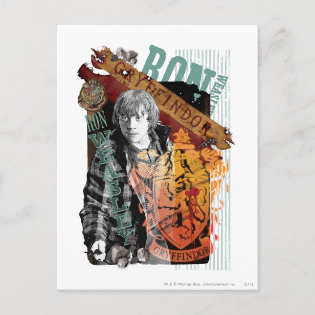 Carte Postale Ron Weasley Collage 1