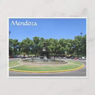 Carte Postale rond mendoza