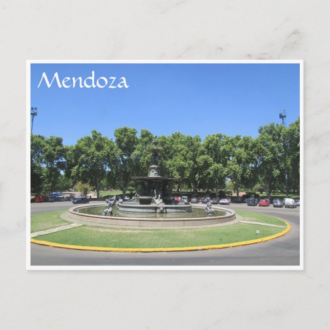 Carte Postale rond mendoza (Devant)