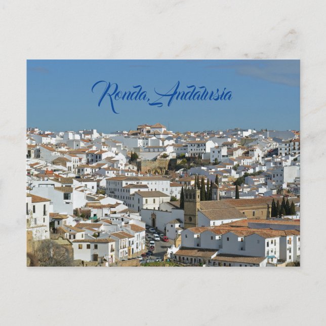 Carte postale Ronda Rooftops (Devant)
