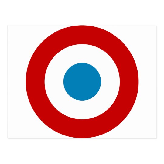 Carte Postale Rondeau France Cocarde Tricolore De Revolution Zazzle Fr