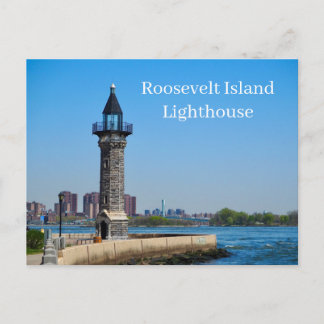 Carte Postale Roosevelt Island Lighthouse New York USA Postcard