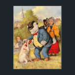 Carte Postale Roosevelt Oears & Old Mother Hubbard & Her Chien<br><div class="desc">Roosevelt Oears & Old Mother Hubbard & Her Chien</div>