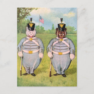 Carte Postale Roosevelt Ours Dans L'Armée