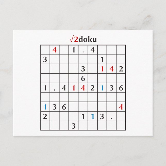 Carte Postale root2doku (Devant)