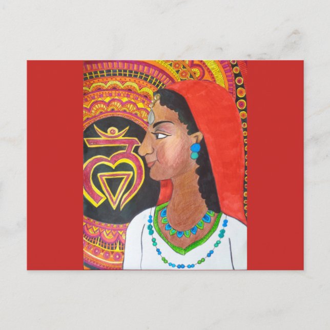 Carte Postale Root Chakra (Lam) (Devant)