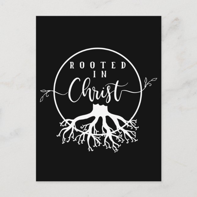 Carte Postale Rooted in Christ (Devant)