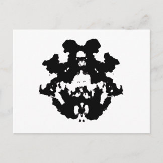 Carte Postale Rorschach inkblot4