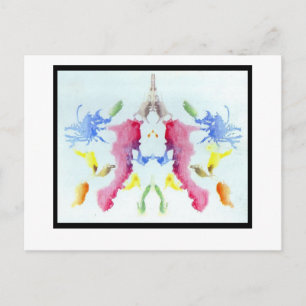 Carte Postale Rorschach Inkblot 10.0