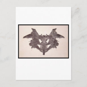 Carte Postale Rorschach Inkblot 1.0