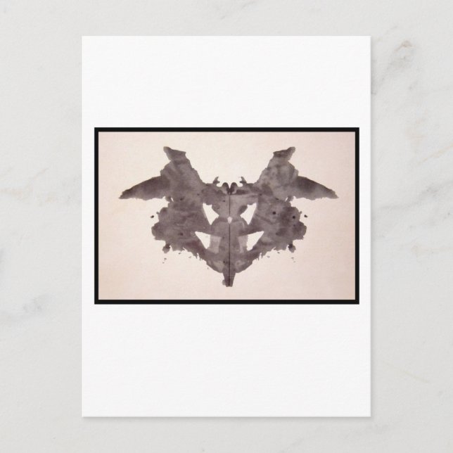 Carte Postale Rorschach Inkblot 1.0 (Devant)