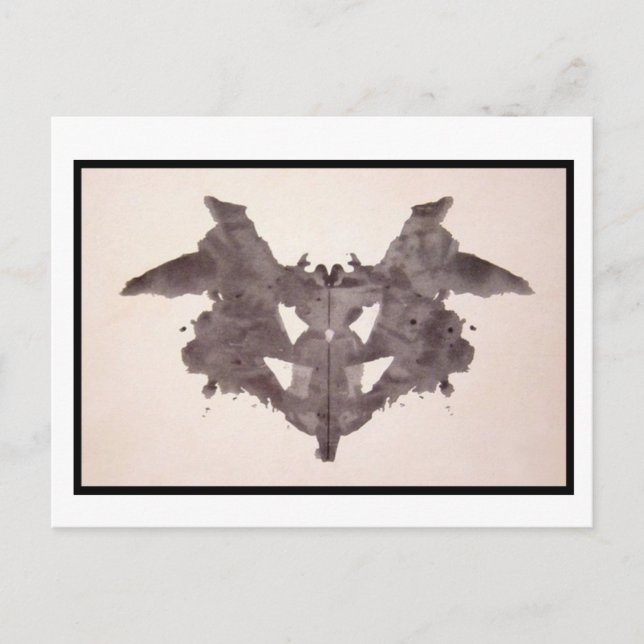 Carte Postale Rorschach Inkblot 1.0 (Devant)