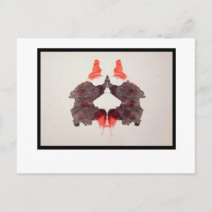 Carte Postale Rorschach Inkblot 2.0