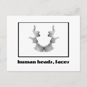 Carte Postale Rorschach Inkblot 7