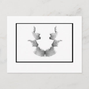 Carte Postale Rorschach Inkblot 7.0