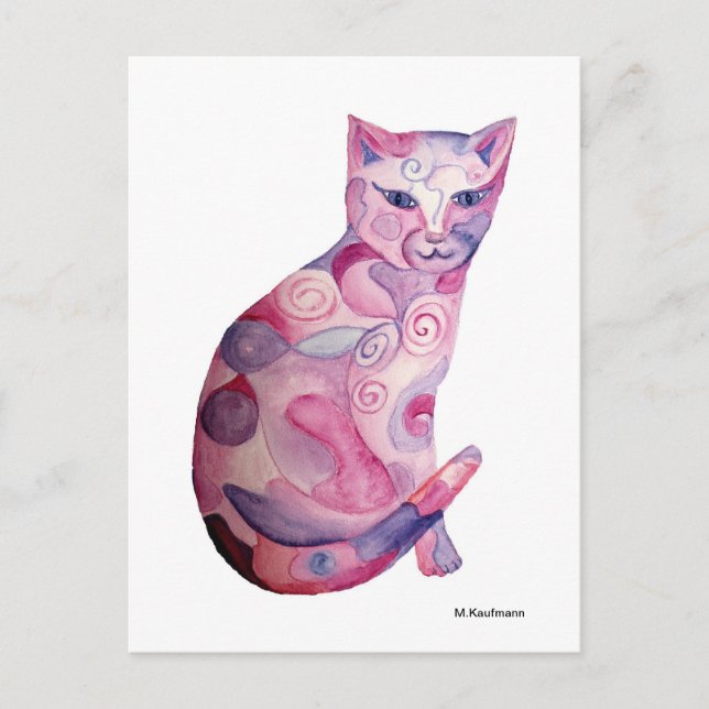 Carte Postale Rosa Katze (Devant)