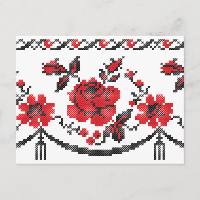 Carte Postale Rose (Devant)