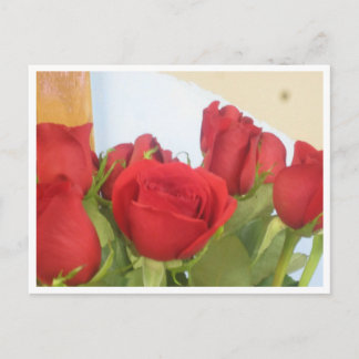 Carte postale rose