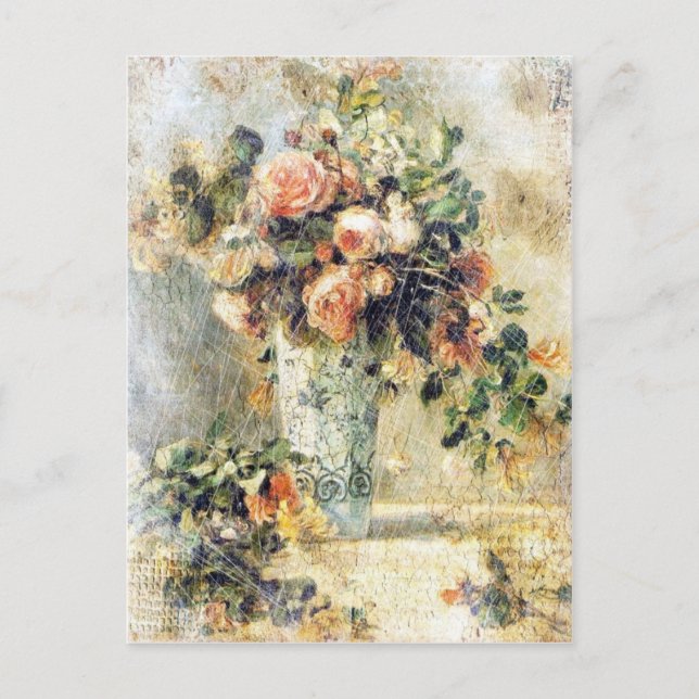 Carte Postale Rose 1881 (Devant)