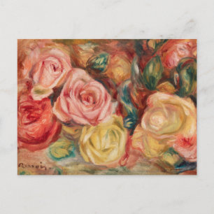 Carte Postale Rose (1912) par Pierre-Auguste Renoir Art nouveau