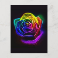 Rose arc-en-ciel fractal