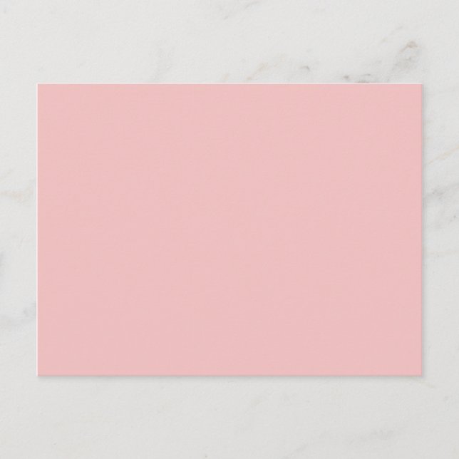Carte Postale Rose bébé (Devant)
