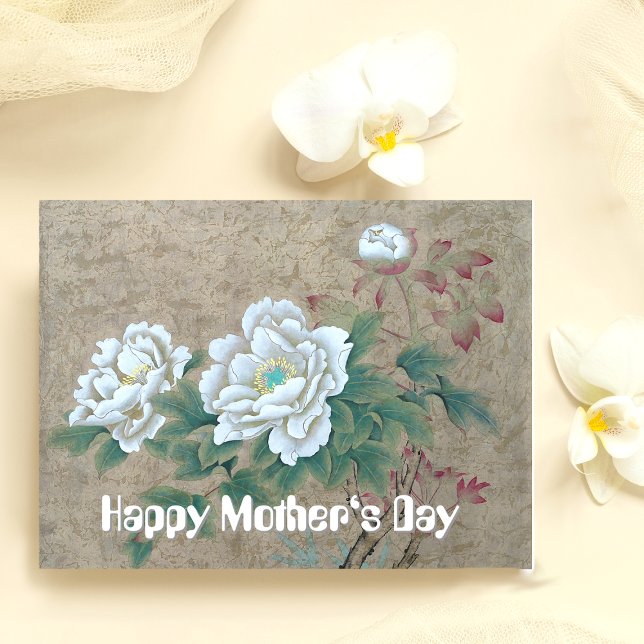 Carte Postale Rose blanche (Créateur téléchargé)