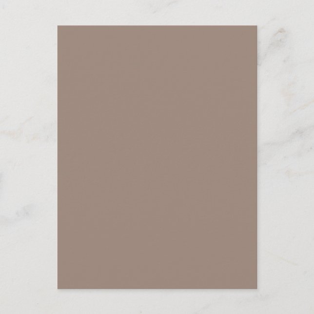 Carte Postale Rose chaud Dusty Arrière - plan - Mariage Design (Devant)