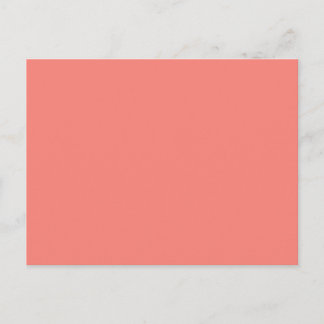 Carte postale rose corail