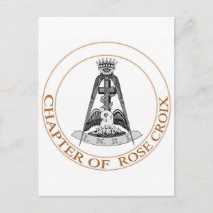 Carte Postale Rose Croix Scottish Rite