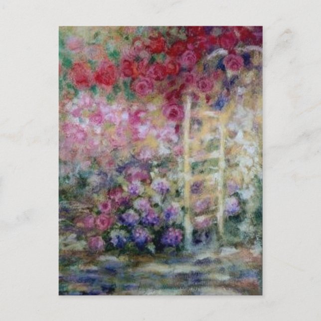 Carte postale Rose dansante (Devant)
