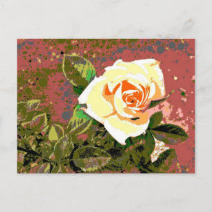 Carte postale Rose de grand-mère