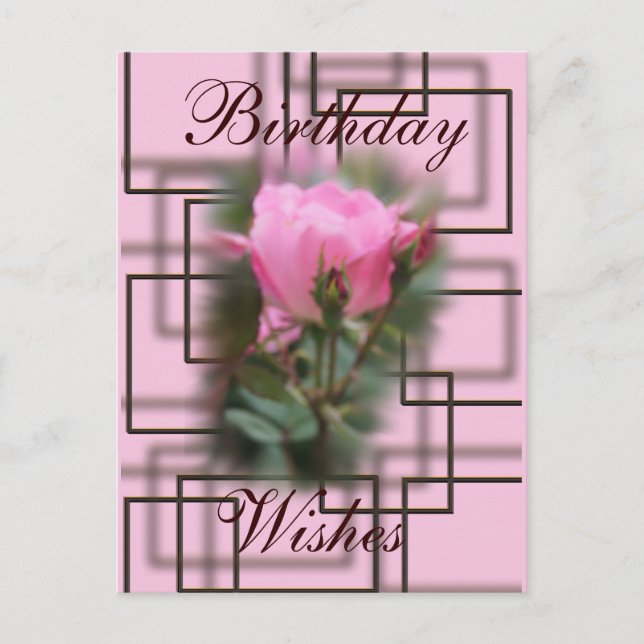 Carte postale Rose et chocolat Knockout - personna (Devant)