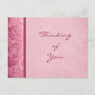 Carte postale Rose Floral Paisley