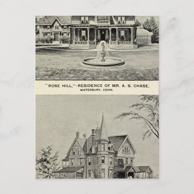 Carte Postale Rose Hill, résidence Judd (Devant)