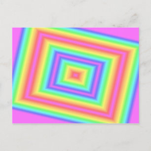 Carte postale rose infinie