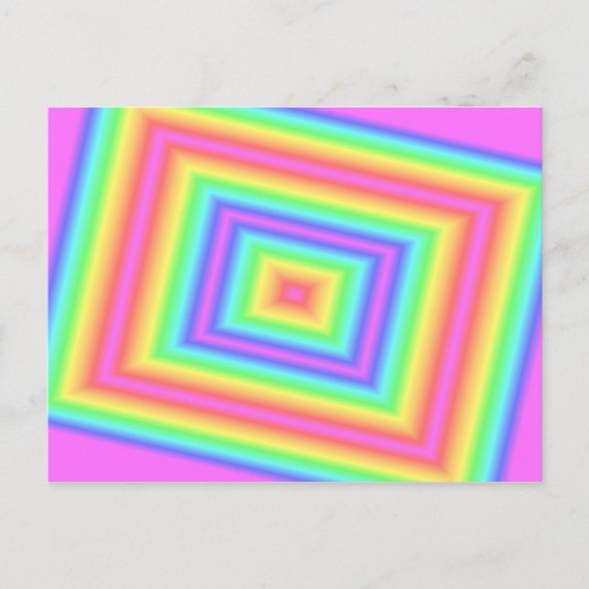 Carte postale rose infinie (Devant)