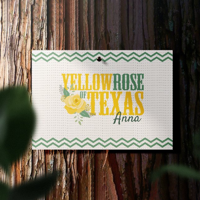 Carte Postale Rose jaune du Texas - Rose unique (Créateur téléchargé)