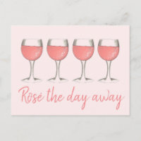 Rosé Le Jour D'Ailleurs Vin Rose Verre