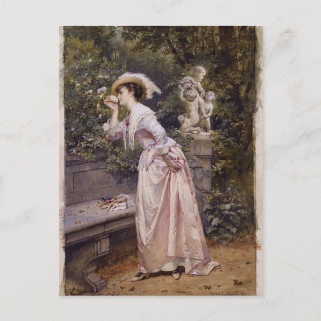 Carte Postale Rose odorante (Devant)