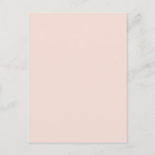 Carte Postale rose pâle
